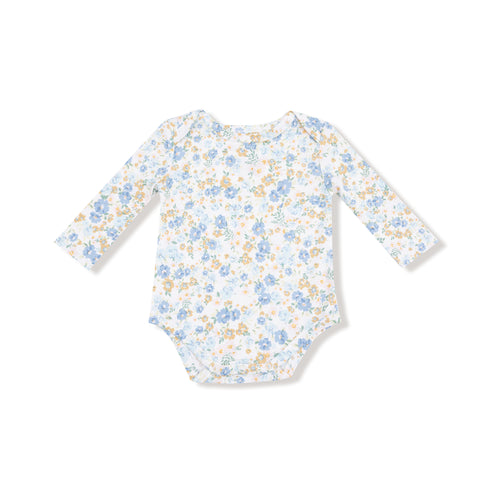 Sweet Rose Calico - Lap Shoulder Bodysuit by Angel Dear