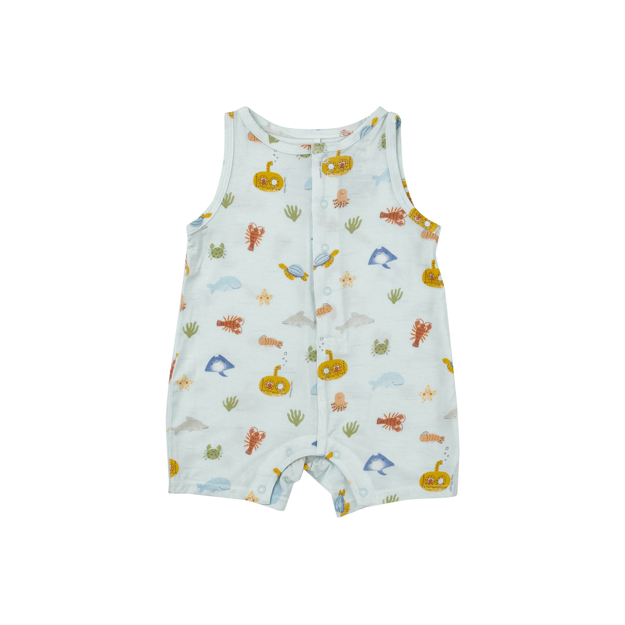 Shortie Romper - Inky Ocean by Angel Dear