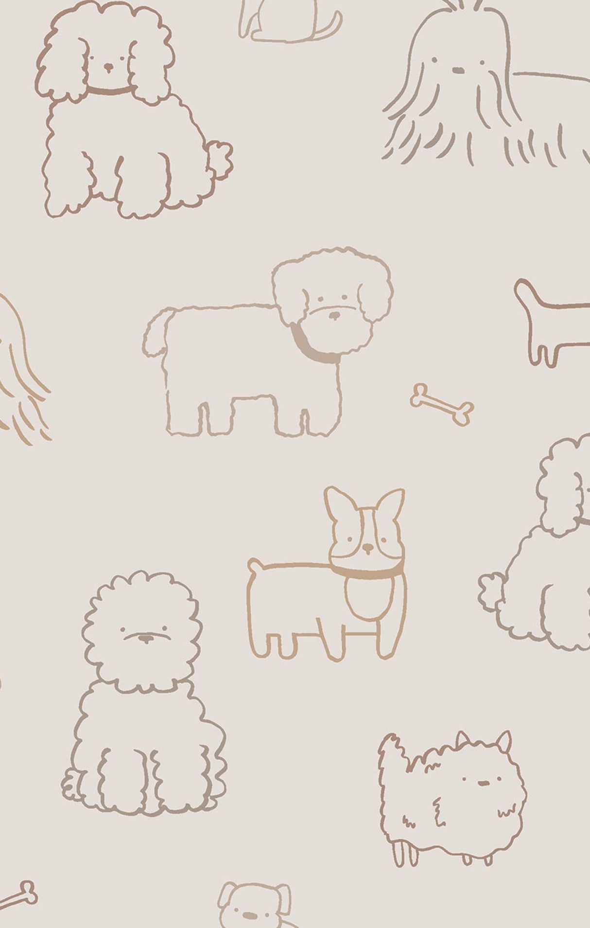 Neutral Pups - 2 Way Zipper Romper by Angel Dear