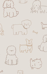 Neutral Pups - 2 Way Zipper Romper by Angel Dear