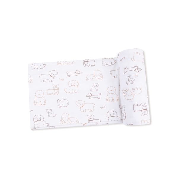 Neutral Pups- Swaddle Blanket by Angel Dear