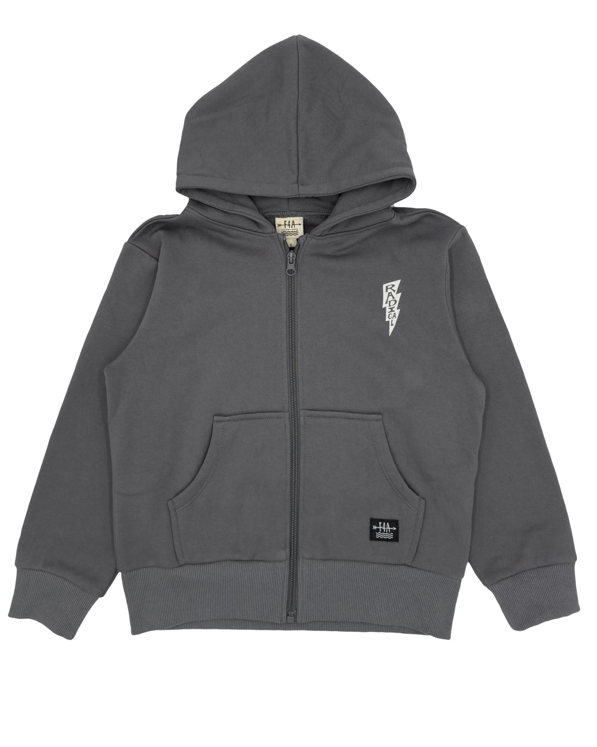 Jones Fleece Zip Hoodie- Charcoal by Feather 4 Arrow