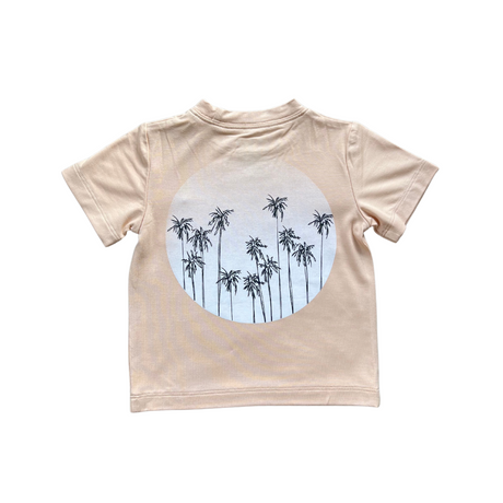 Boy's Short Sleeve Tee- Tropical Sunset by Babysprouts