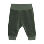 Velour Pants in Duck Green by Fixoni