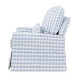 Namesake Crawford Pillowback Chair and a Half Comfort Swivel Glider