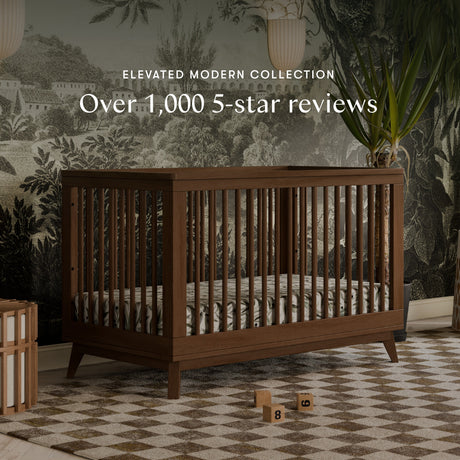 Babyletto Scoot 3-in-1 Convertible Crib with Toddler Bed Conversion Kit