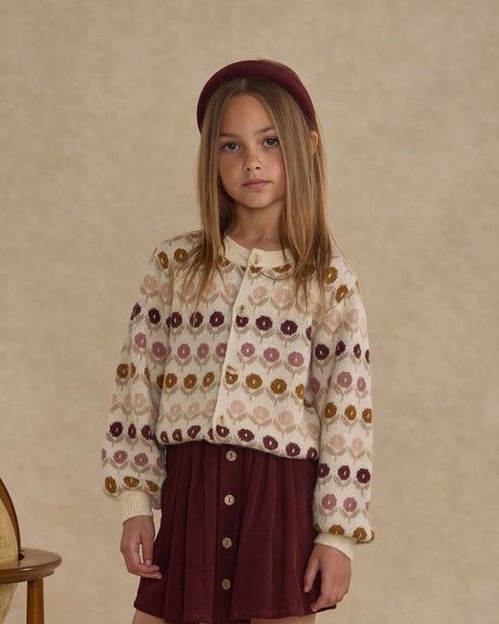 Cheyenne Cardigan || Floral Jacquard by Rylee + Cru