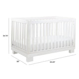 Babyletto Modo 3-in-1 Convertible Crib with Toddler Bed Conversion Kit