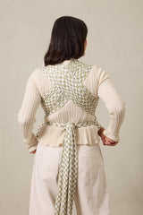 Sage Chequer Wrap by Solly Baby