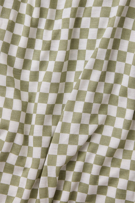 Sage Chequer Wrap by Solly Baby
