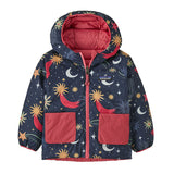 Baby Reversible Down  Sweater Hoody - Cosmic Sea: New Navy by Patagonia