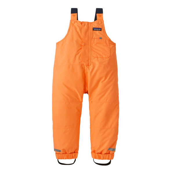Baby Snow Pile Bibs - Vivid Apricot by Patagonia