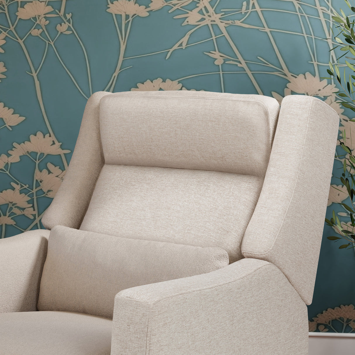 Babyletto Kiwi Plus Power Recliner and Swivel Glider with Power Adjustable Headrest and USB Port