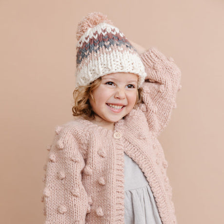 Popcorn Cardigan, Blush by The Blueberry Hill