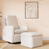 Babyletto Cali Storage Ottoman in Eco-Performance Fabric | Water Repellent & Stain Resistant