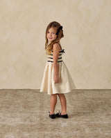 Annabelle Dress | Metallic Ivory by Noralee