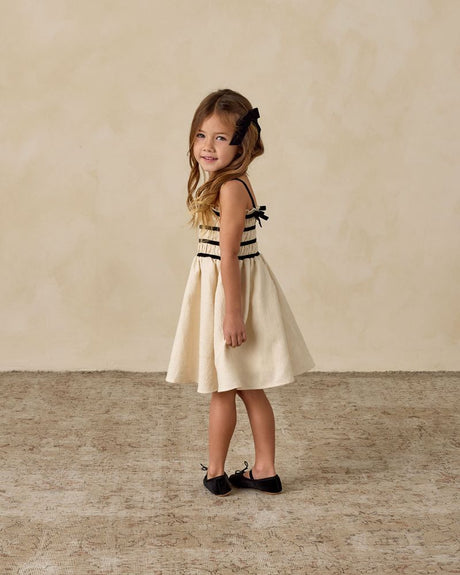 Annabelle Dress | Metallic Ivory by Noralee