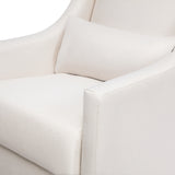 Babyletto Toco Swivel Glider and Ottoman in Eco-Performance Fabric | Water Repellent & Stain Resistant