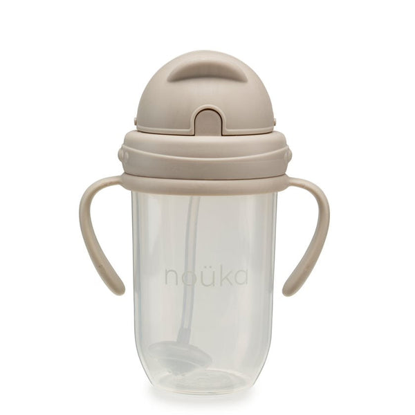 Non-Spill Weighted Straw Cup- Soft Sand by Noüka