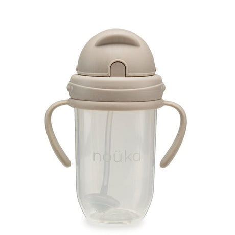 Non-Spill Weighted Straw Cup- Soft Sand by Noüka