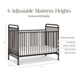Namesake Abigail 3-in-1 Convertible Crib