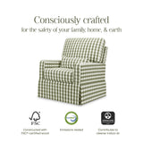 Namesake Crawford Pillowback Comfort Swivel Glider