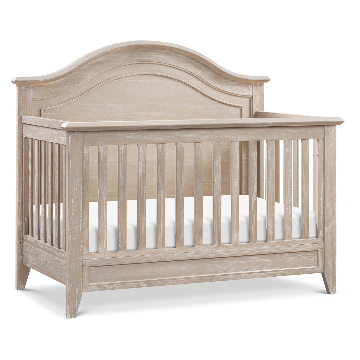 Monogram by Namesake Beckett Rustic 4-in-1 Convertible Curve Top Crib