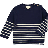 Me & Henry - Breton Baby Sweater - Navy/Cream Stripe