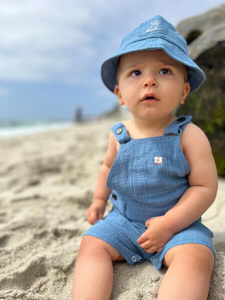 Bowline Overalls in Blue by Me & Henry