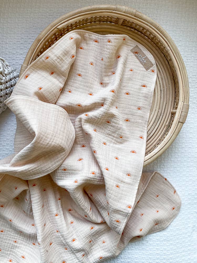 Evelina Apparel - Baby blanket / cream sunshine
