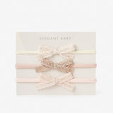 Sparkle Lace Bow Headband 3 Pk by Elegant Baby