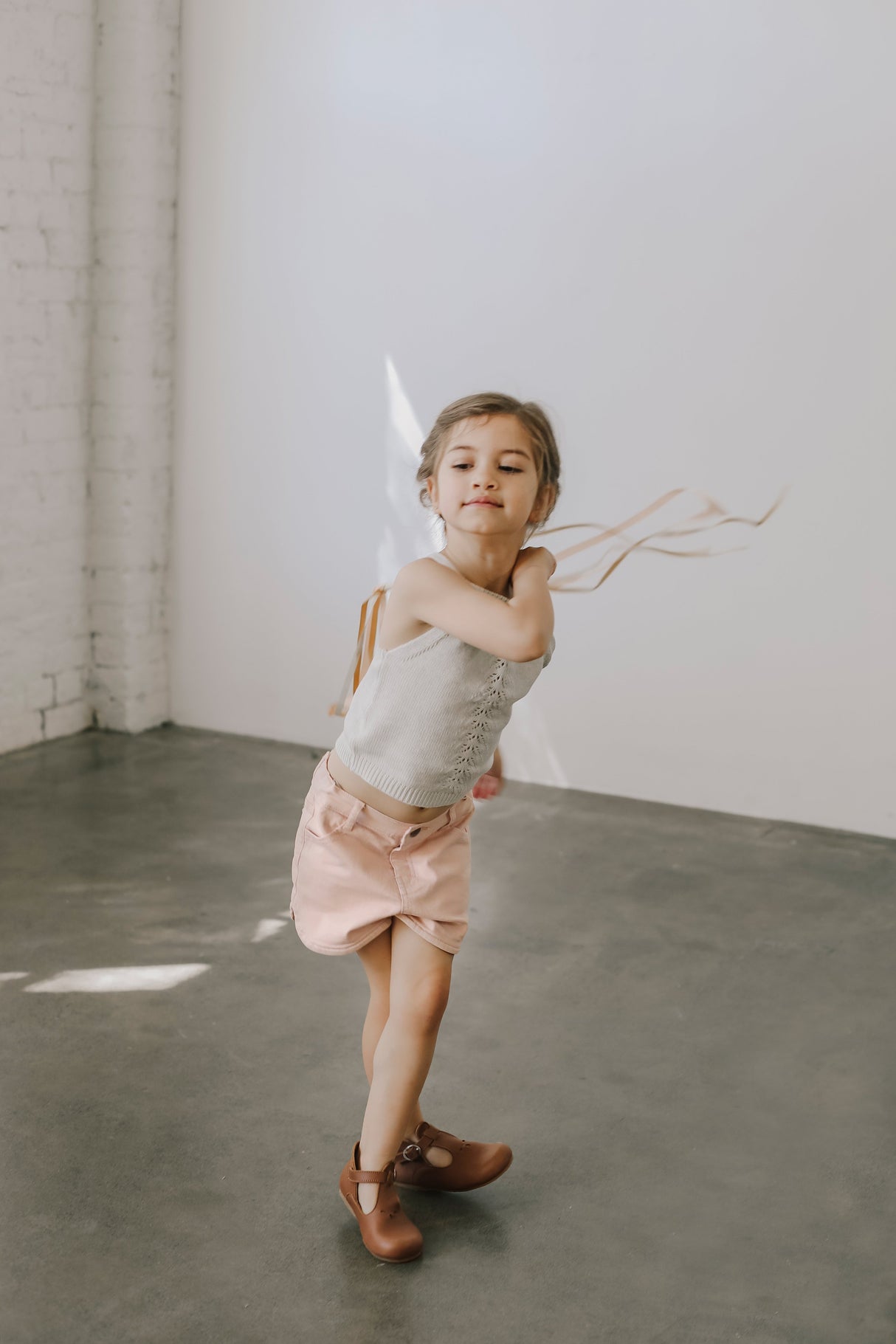 Daisy Denim Short in Petal by Jamie Kay