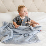 Lush Recieving Blanket- Storm Cloud by Saranoni