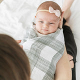 Cotton Muslin 2-pack Swaddles in Yellow Buds by Saranoni