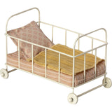 Micro Cot Bed, Rose by Maileg