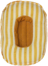 Rubber Boat for Small Mouse in Yellow Stripe by Maileg
