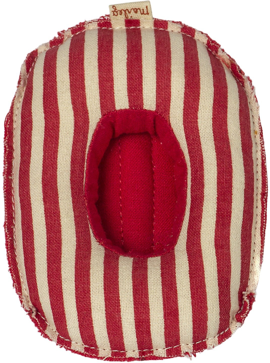Rubber Boat in Small Mouse in Red Stripe by Maileg