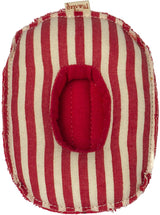 Rubber Boat in Small Mouse in Red Stripe by Maileg