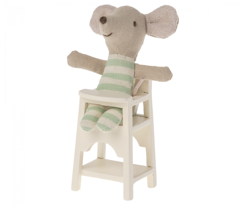 High Chair, Mouse - Off White by Maileg