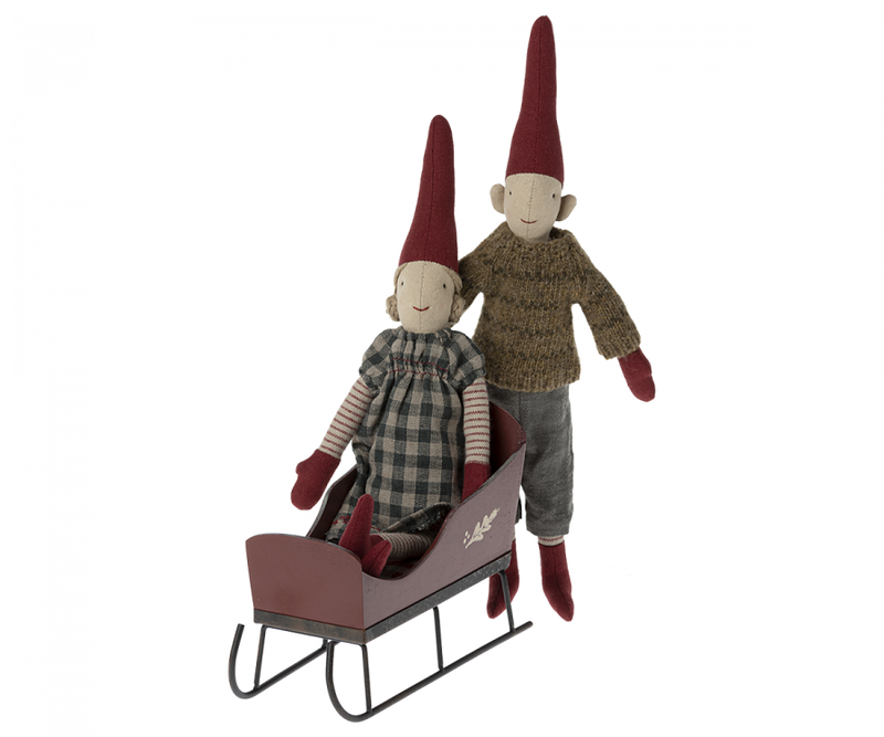 Mini Sleigh in Red by Maileg