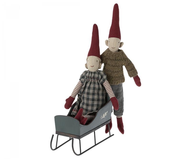Mini Sleigh in Green by Maileg