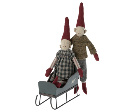 Mini Sleigh in Green by Maileg