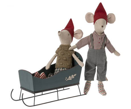 Medium Sleigh in Green by Maileg