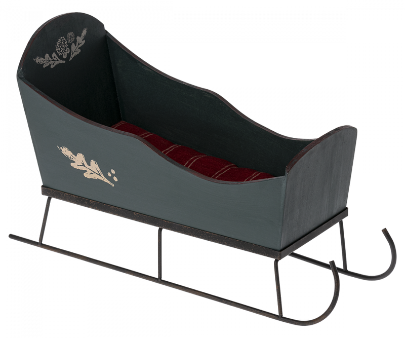 Medium Sleigh in Green by Maileg