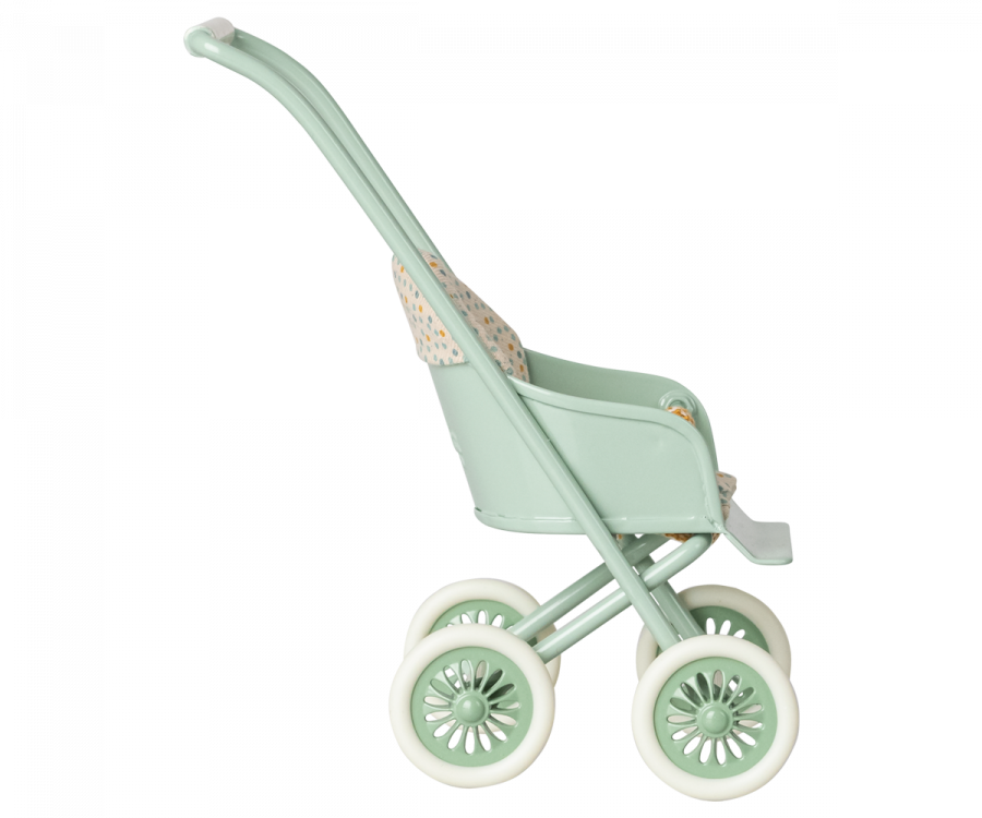 Stroller - Micro in Mint by Maileg