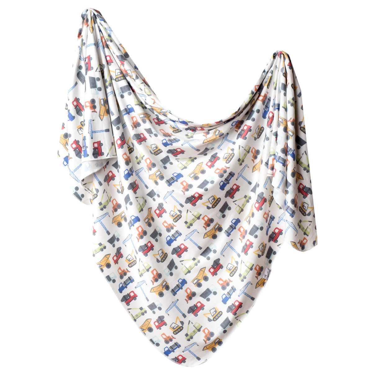 Knit Swaddle Blanket in Diesel by Copper Pearl