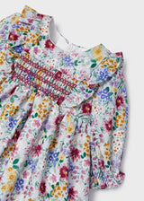 Smocked Stitching Dress by Mayoral