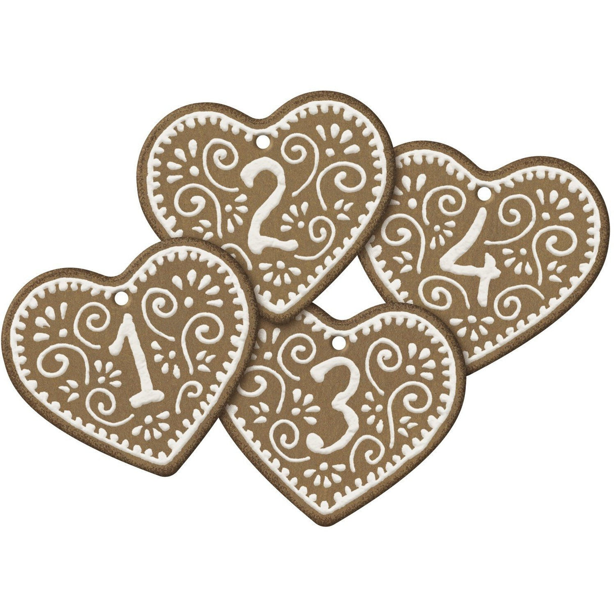 Gingerbread Gift Tags, No. 1-4 by Maileg