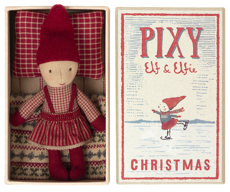 Pixy Elfie in Matchbox by Maileg