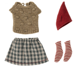 Medium Girl Christmas Mouse by Maileg